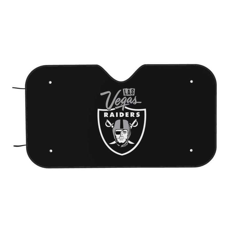 Las Vegas Raiders 3 Printed multi size front windshield sunshade car windshield sunshade