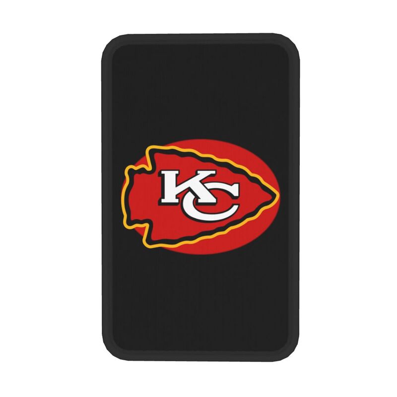 Car armrest box pad Kansas City Chiefs 4 Printed central armrest box cushion protective pad