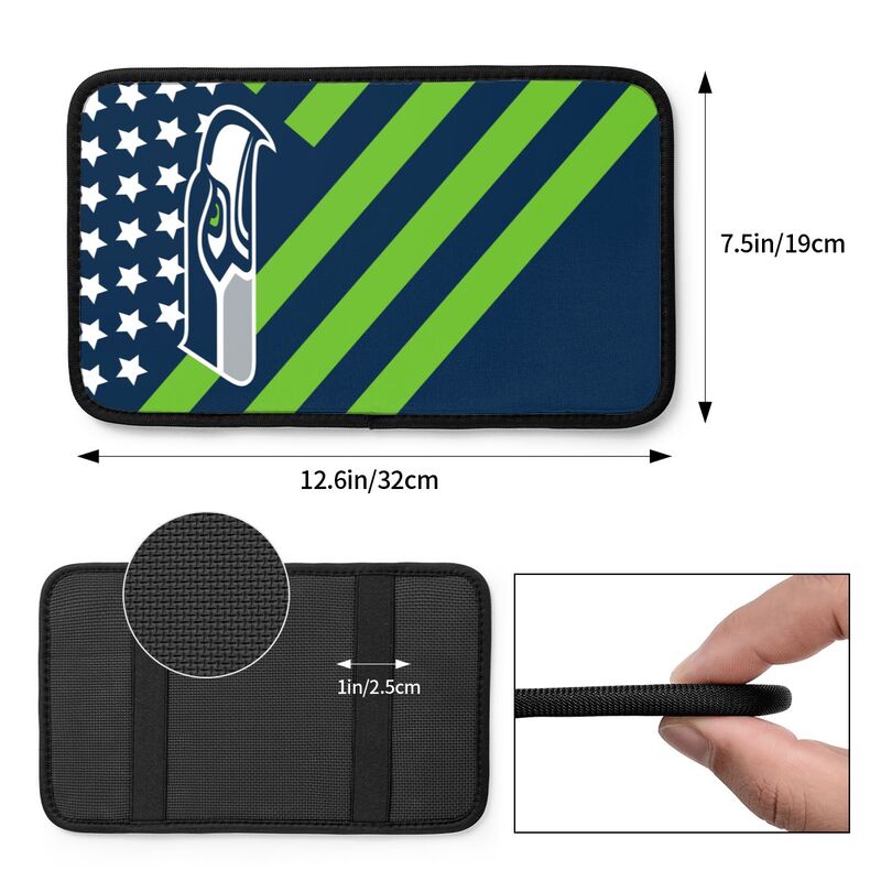 Seattle Seahawks Protective pad for armrest box of printing vehicle