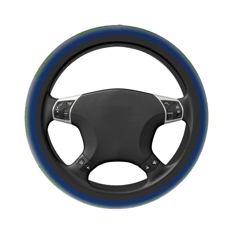 Seattle Seahawks 4 Printed car anti-skid cover elastic steering wheel cover