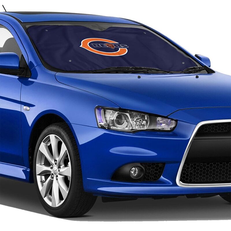Chicago Bears Print suitable for front Car windshield sunshades Car windshield sunshades