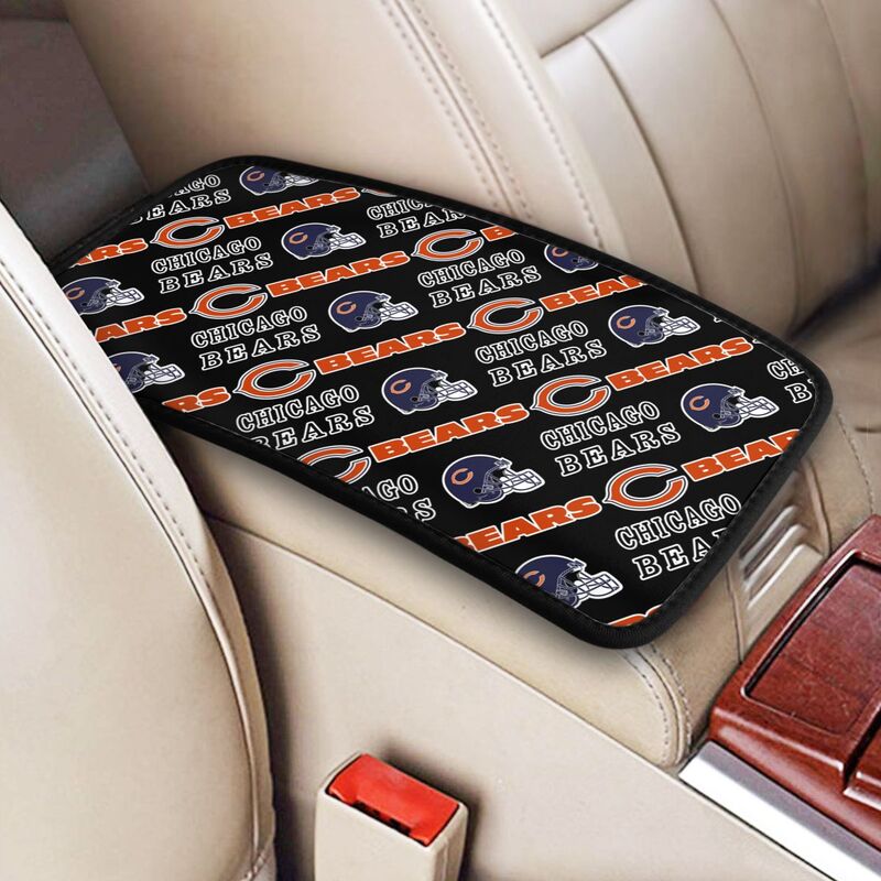 Chicago Bears Printing car armrest box protective pad