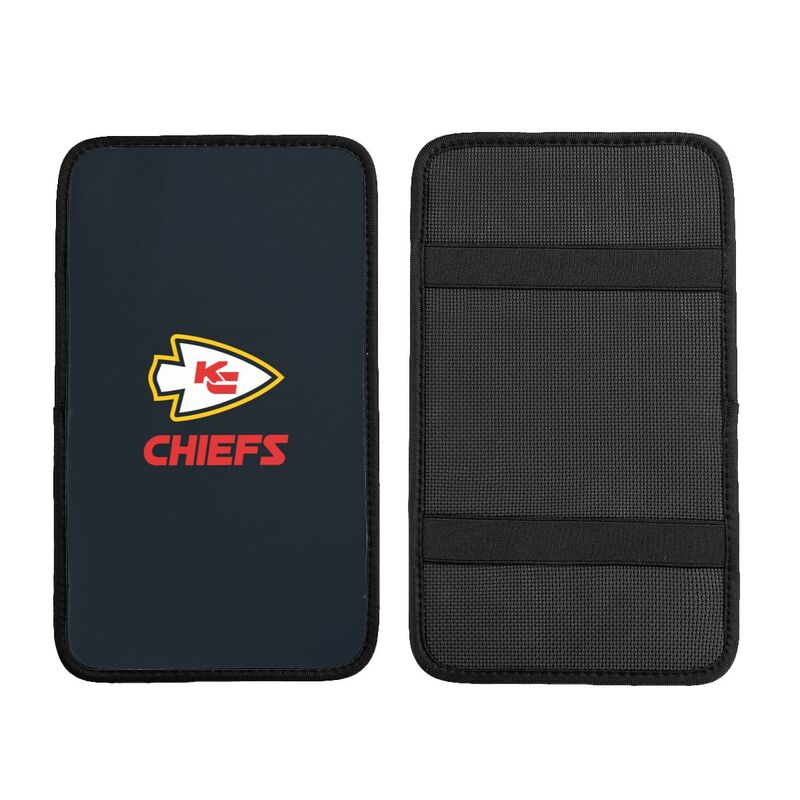 Kansas City Chiefs1 Printed car armrest box pad anti-abrasion pad