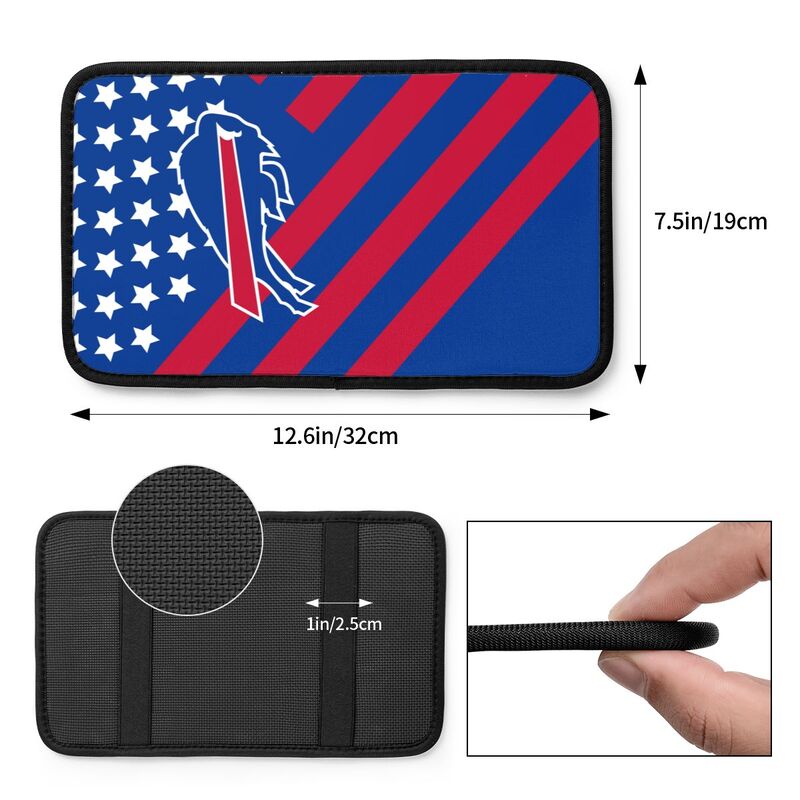 Buffalo Bills Printed car armrest box pad elbow protection pad