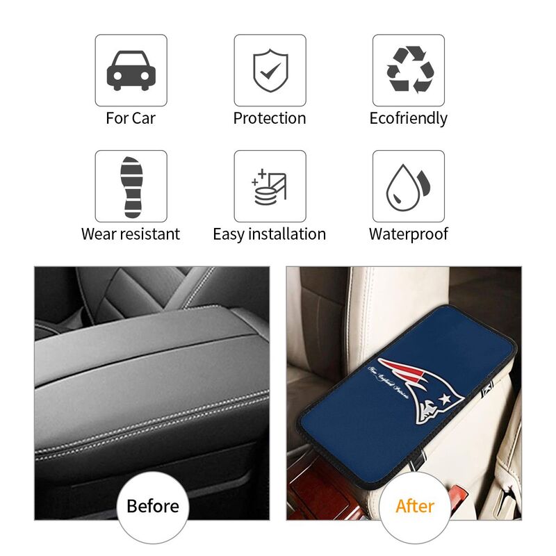 New England Patriots2 Protective pad for armrest box of printing vehicle