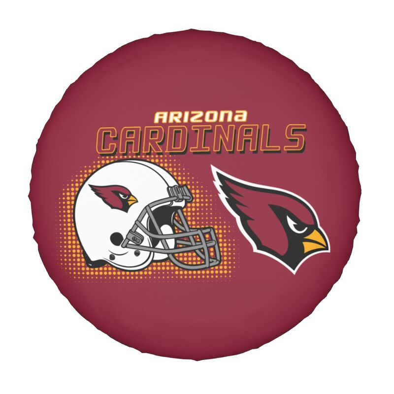 Arizona Cardinals Print car tire protection cover car spare tire dust protection covers