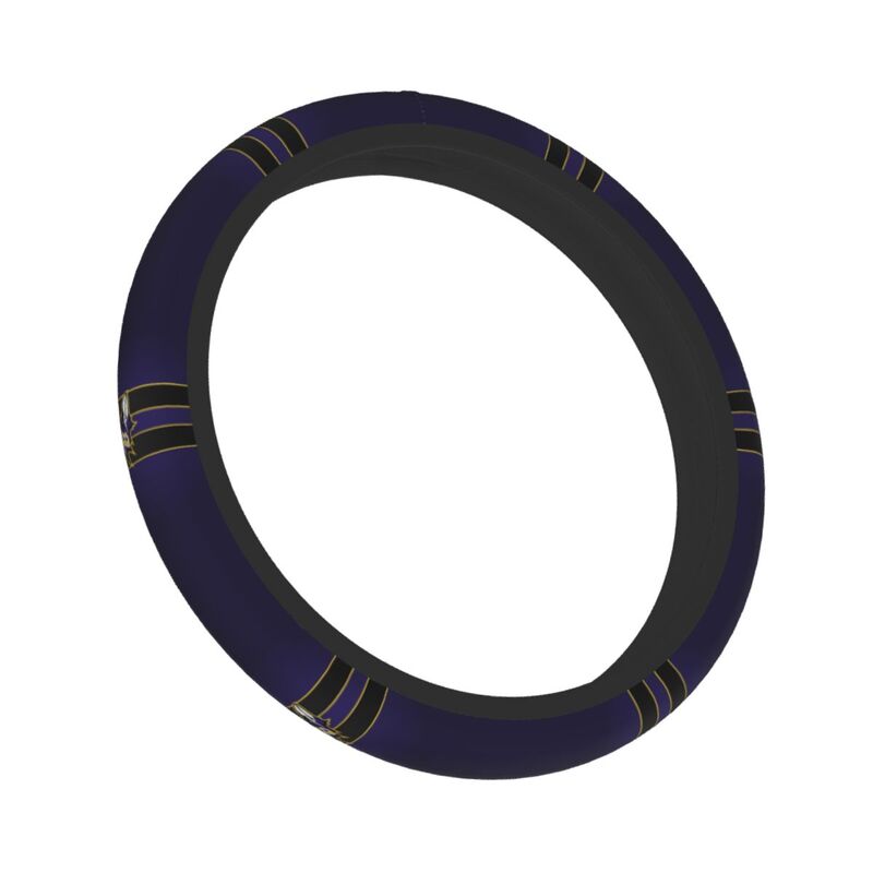 Baltimore Ravens Printed breathable elastic steering wheel cover anti slip cover