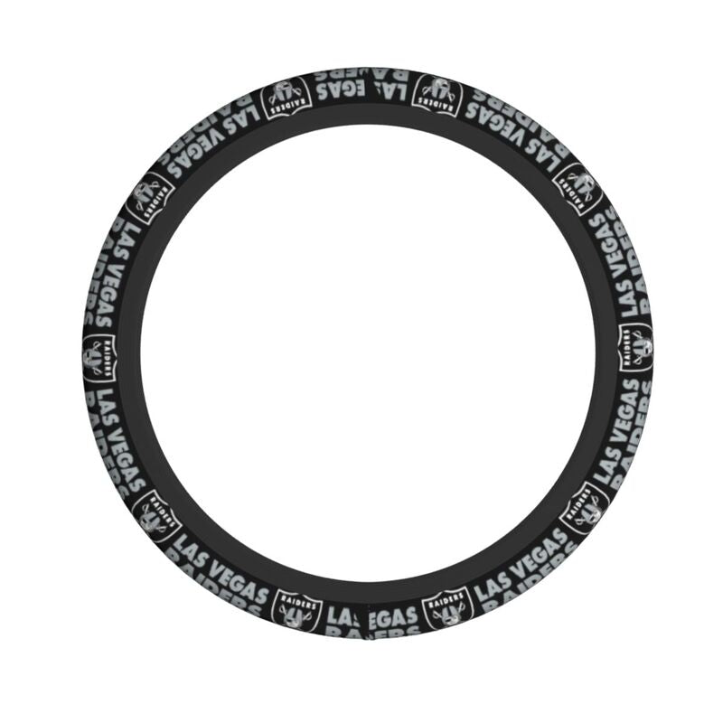 Las Vegas Raiders 1 Printed car protective cover elastic steering wheel cover