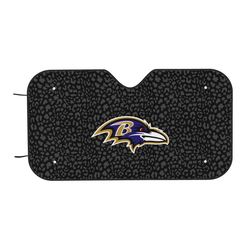 Baltimore Ravens Printed Car windshield sunshades is suitable front Car windshield sunshades