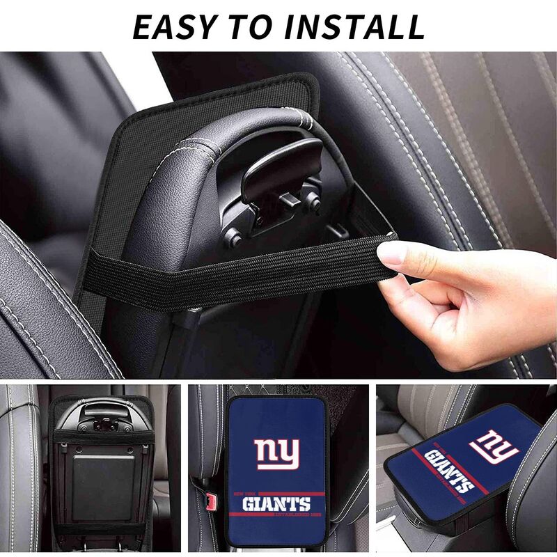 New York Giants Printed car armrest box pad Protective pad