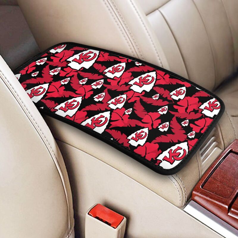 Kansas City Chiefs printing Center console armrest pad car armrest protective cover car
