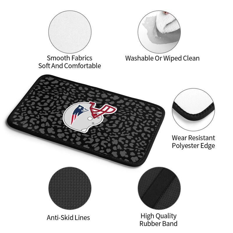 New England Patriots 2 printed Car handrail box cushion Personalized car armrest cover