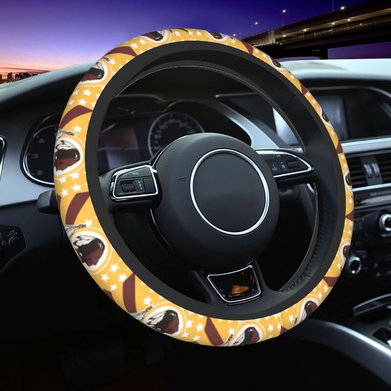 Washington Redskins Printed elastic steering wheel cover car steering wheel protective cover
