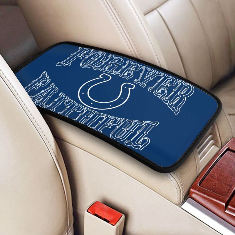 Indianapolis Colts Print car armrest box cover armrest protective cover