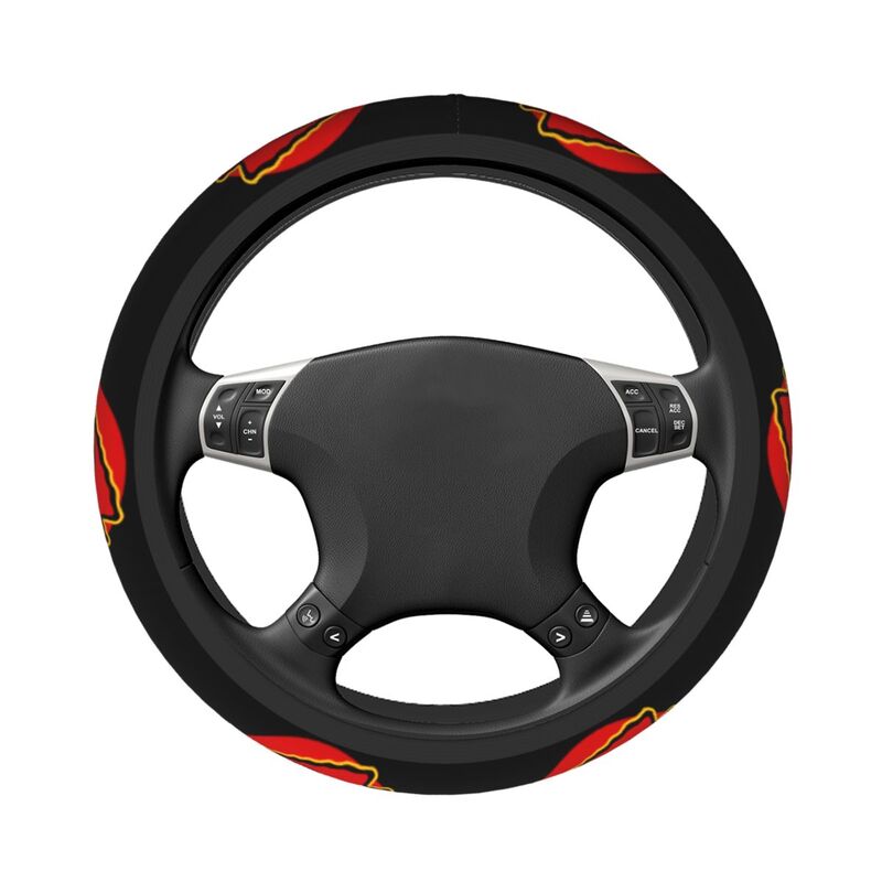 Kansas City Chiefs 1 Printed elastic steering wheel cover anti slip breathable
