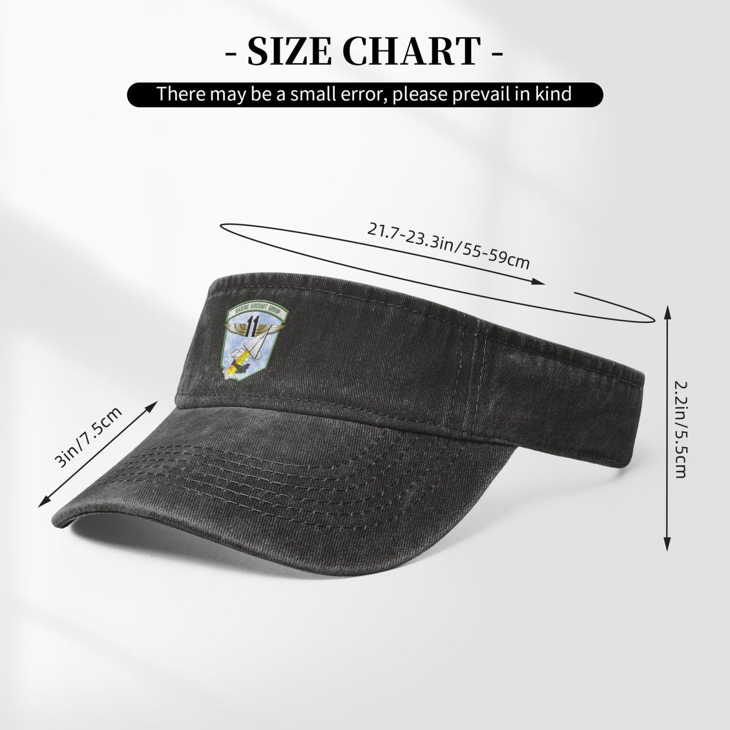 MAG-11 Insignia Printing adjustable Empty Top Baseball Sun Cap unisex outdoor sport hat veterans gift