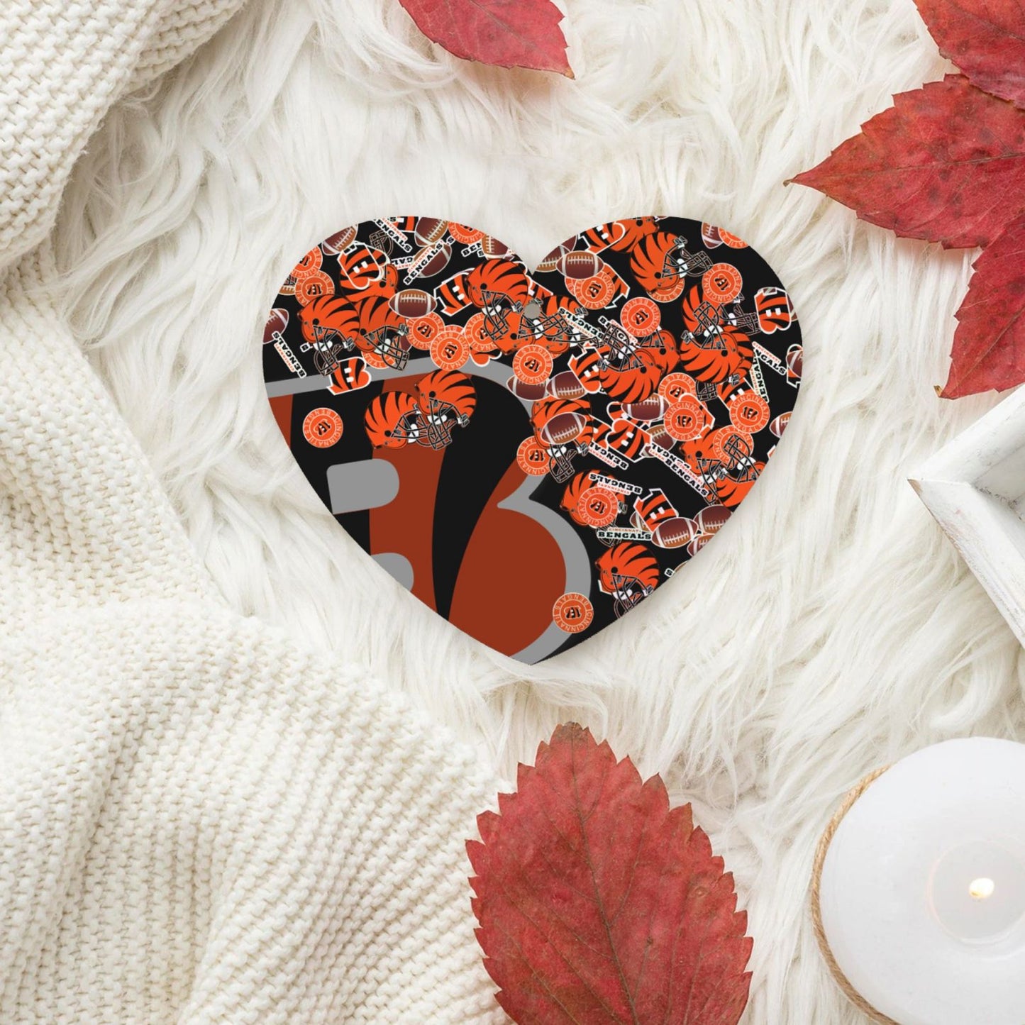 4-pcs Cincinnati Bengals Car Air Fresheners Cards Set car aromatherapy tablets