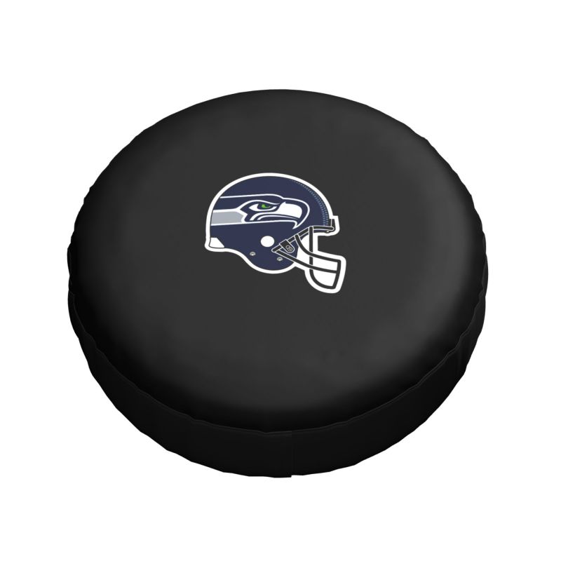 Seattle Seahawks 2 Car tire protective cover waterproof and dustproof tire cover