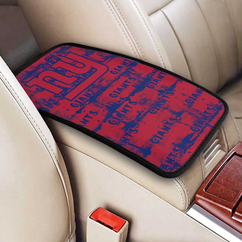New York Giants print Car armrest box protective cover car center console armrest pad