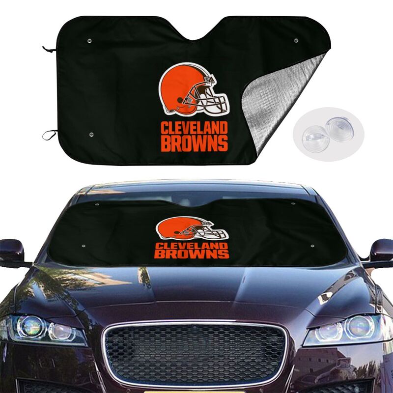 Cleveland Browns Print suitable for front Car windshield sunshades Car windshield sunshades