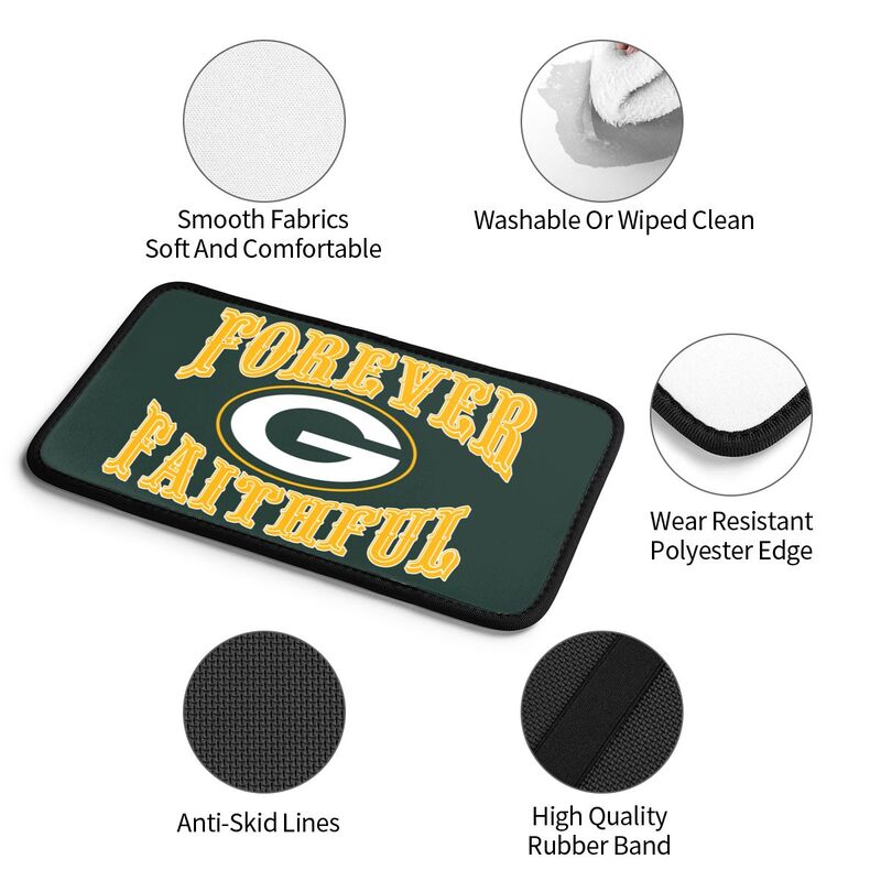 Green Bay Packers Print car armrest box cover armrest protective cover