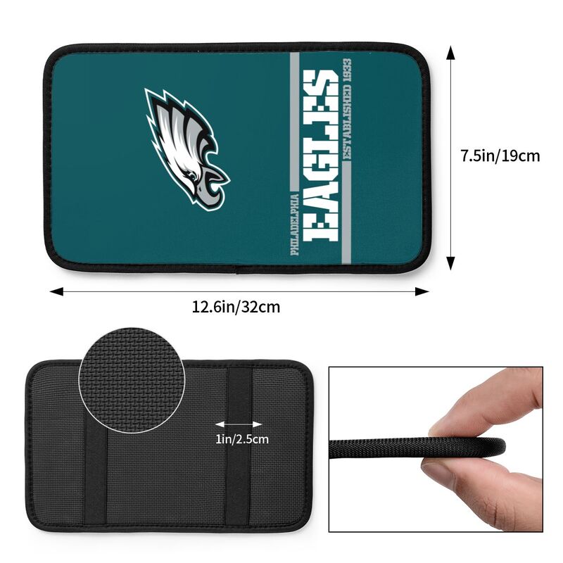 Philadelphia Eagles Printed car armrest box pad Protective pad