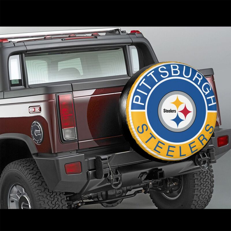 Pittsburgh Steelers Printed tire protection cover car spare tire dust protection covers