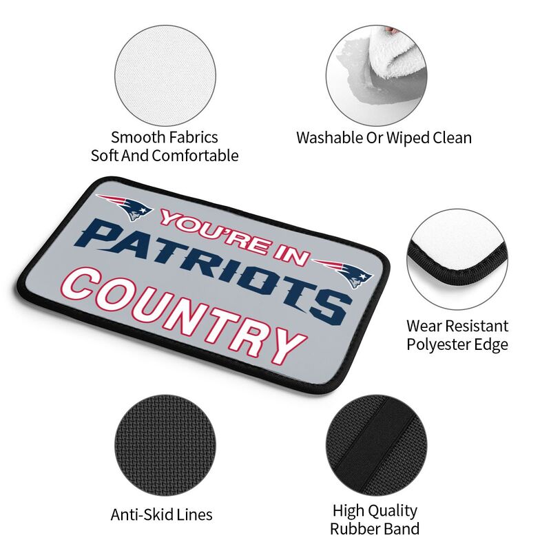 New England Patriots Printed car armrest box pad elbow support pad