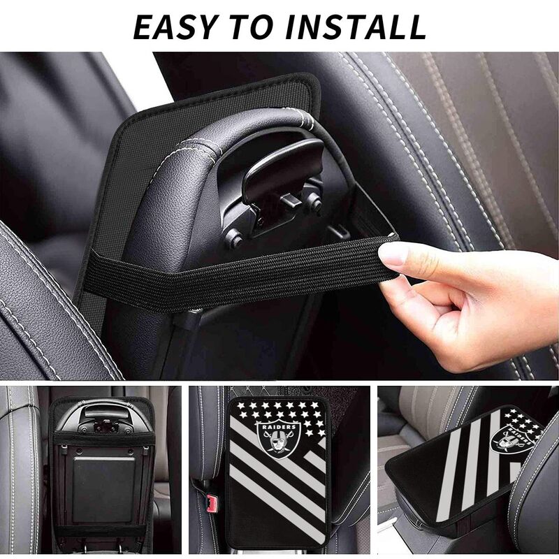 Las Vegas Raiders1 Protective pad for armrest box of printing vehicle