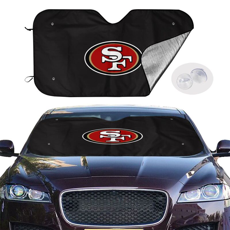San Francisco 49ers 2 Printing Car windshield sunshades is suitable front windshield sunshades