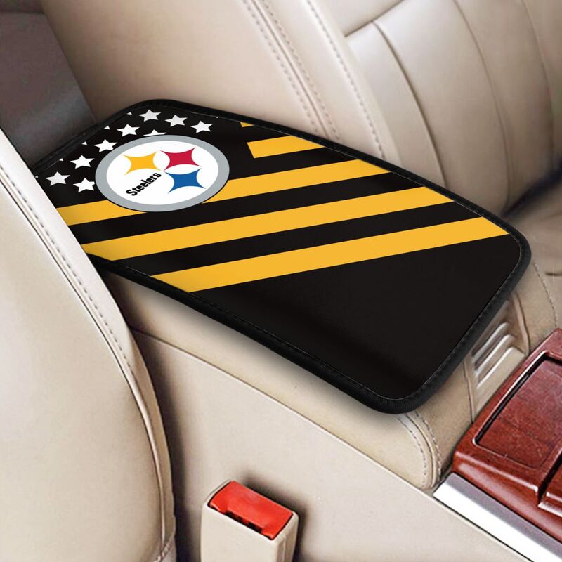 Pittsburgh Steelers Protective pad for armrest box of printing vehicle
