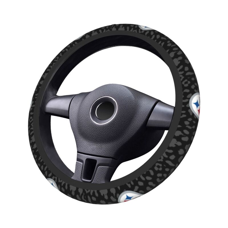 Pittsburgh Steelers Printed elastic steering wheel cover car anti-skid cover