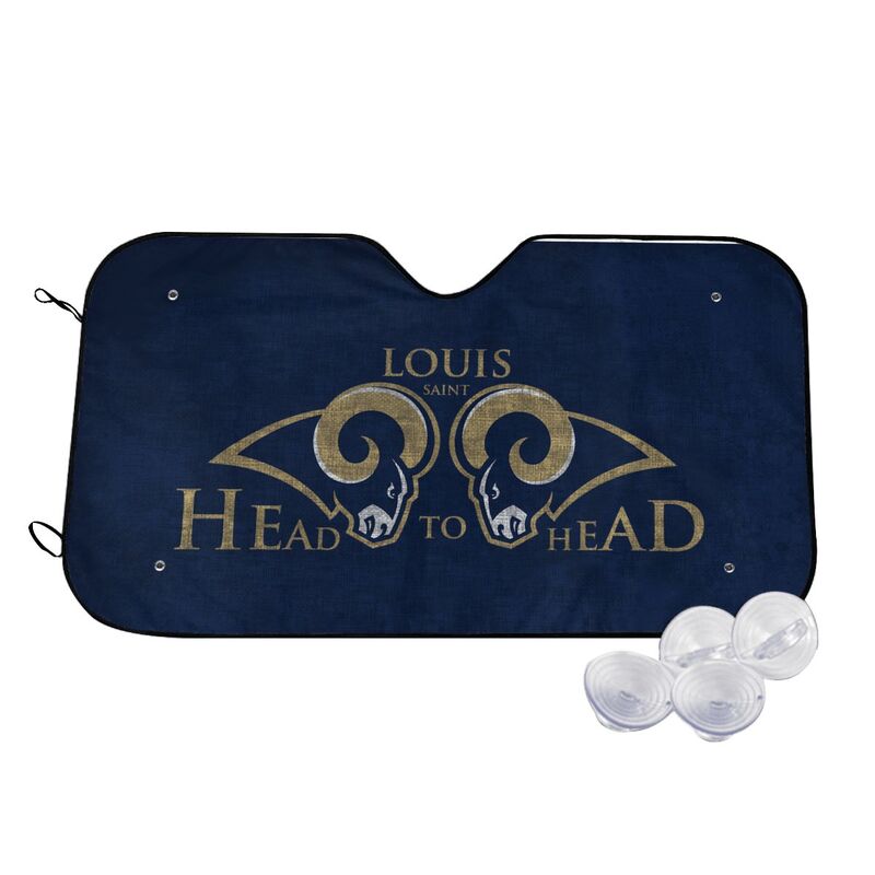 Los Angeles Rams 2 Print Car windshield sunshades is suitable for front Car windshield sunshades