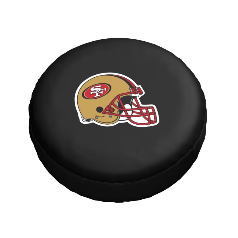 San Francisco 49ers 2 Car tire protective cover waterproof and dustproof tire cover