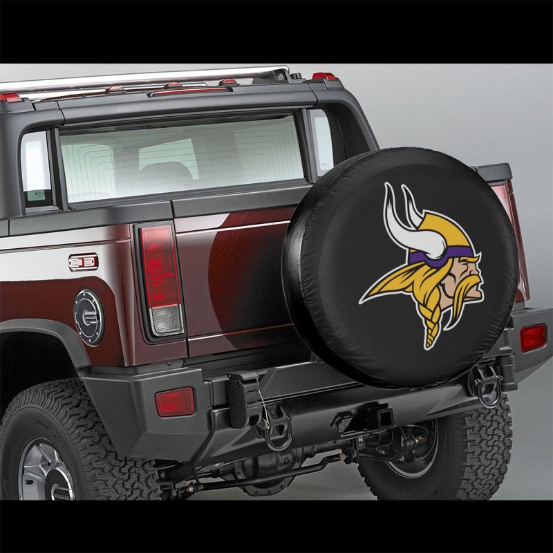 Minnesota Vikings Car tire protection cover spare tire waterproof and dustproof cover