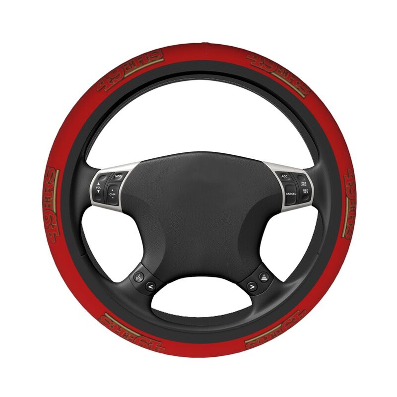 San Francisco 49ers 2 Printed breathable elastic steering wheel protective cover