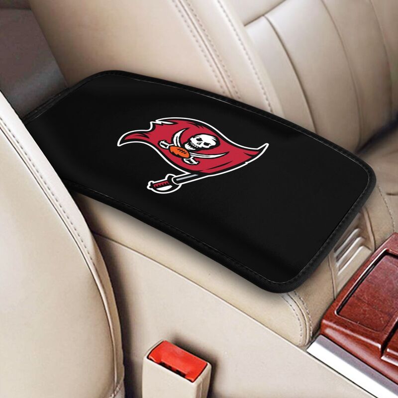 Tampa Bay Buccaneers Printed car armrest box pad elbow protection pad