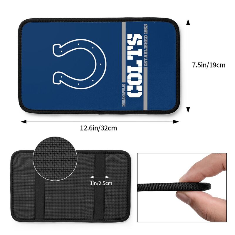 Indianapolis Colts Printed car armrest box pad Protective pad