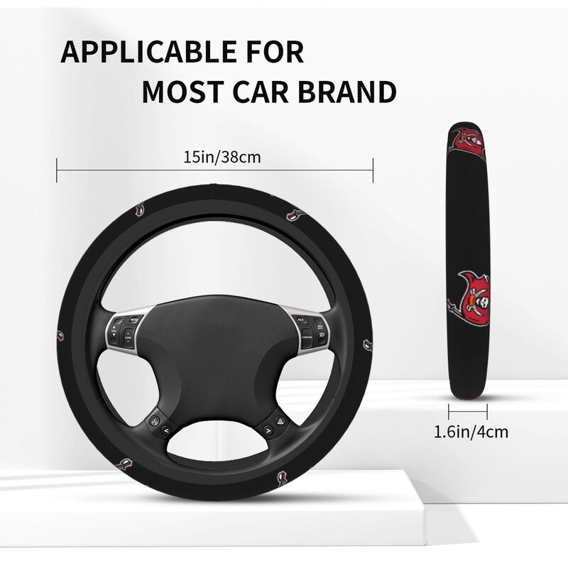 Tampa Bay Buccaneers Printed breathable elastic steering wheel anti slip cover