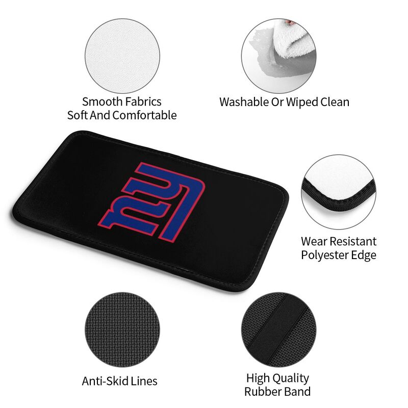 New York Giants Printed car center armrest box pad anti slip pad
