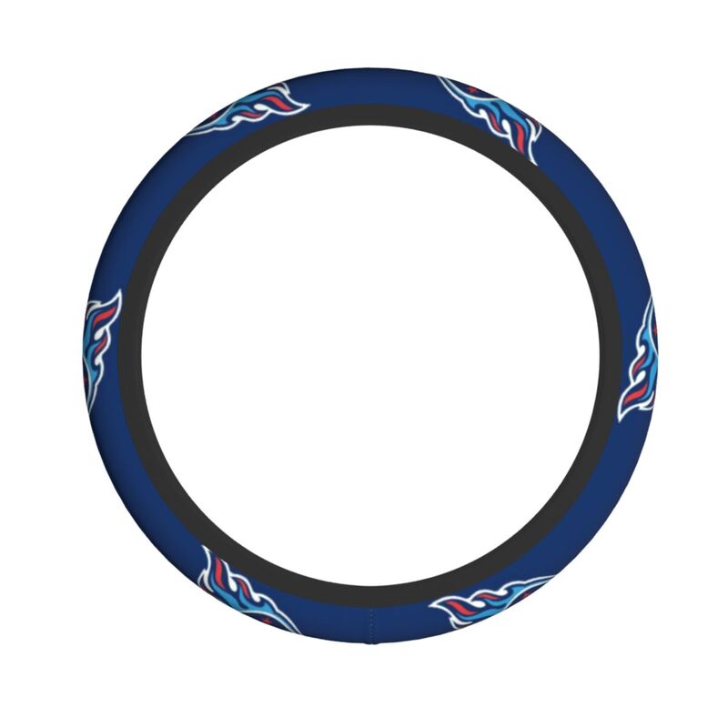 Tennessee Titans Printed breathable elastic steering wheel protective cover