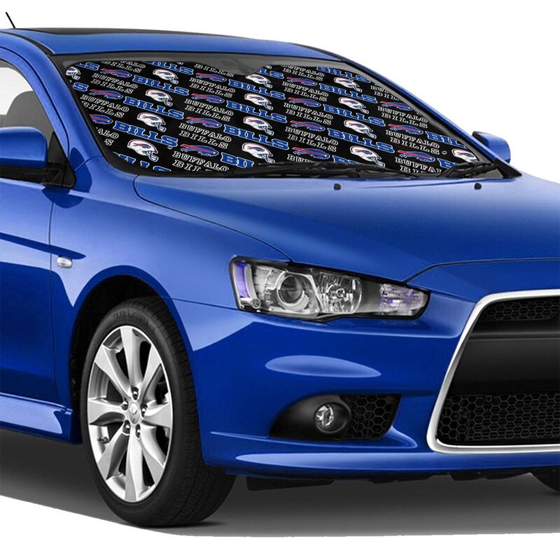 Buffalo Bills 4 Printed suitable for front Car windshield sunshades Car windshield sunshades