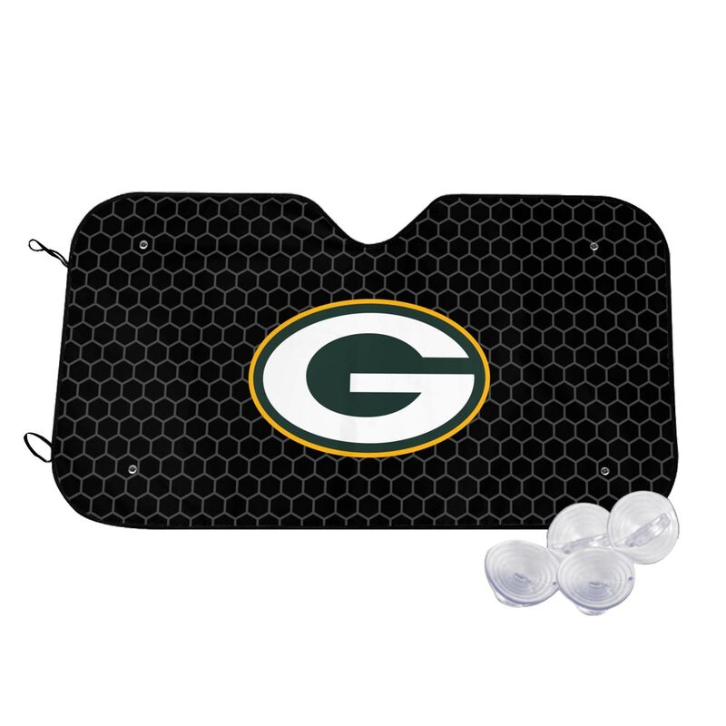 Green Bay Packers 2 Printed is suitable front Car windshield sunshades Car windshield sunshades