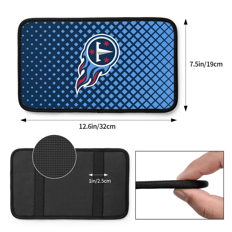 Tennessee Titans Car handrail box cushion Personalized printed car armrest cover