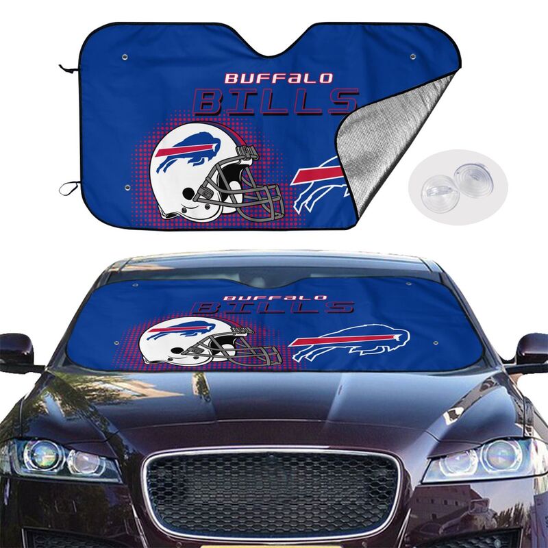 Buffalo Bills Printing Car windshield sunshades is suitable car front windshield sunshades