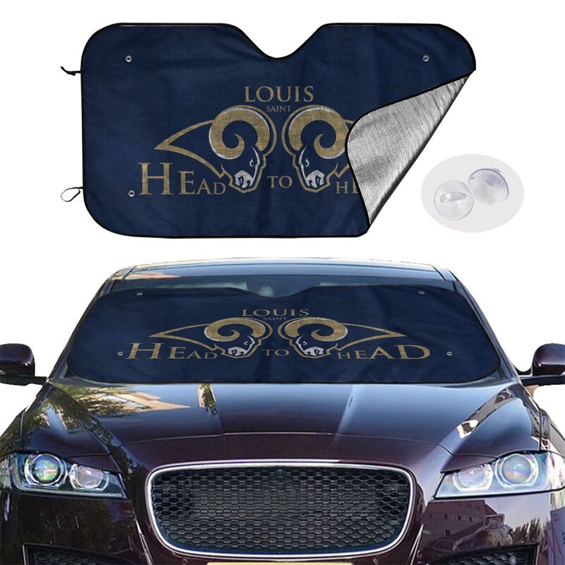 Los Angeles Rams 2 Print Car windshield sunshades is suitable for front Car windshield sunshades