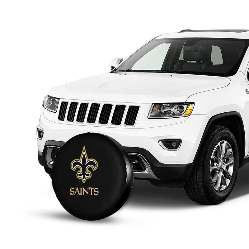 New Orleans Saints 2 Print tire protection covers car sunscreen tire protection covers