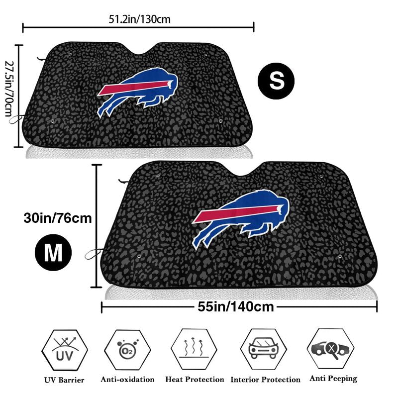 Buffalo Bills Printed Car windshield sunshades is suitable front Car windshield sunshades