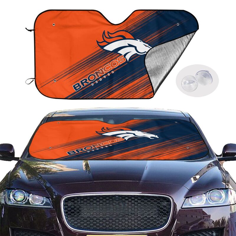 Denver Broncos Print car windshield sunshade panel car windshield sunshade cover multiple sizes