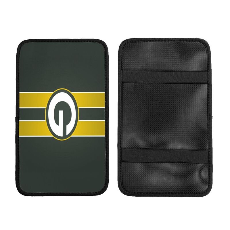 Green Bay Packers2 Printed car armrest box pad anti-abrasion pad
